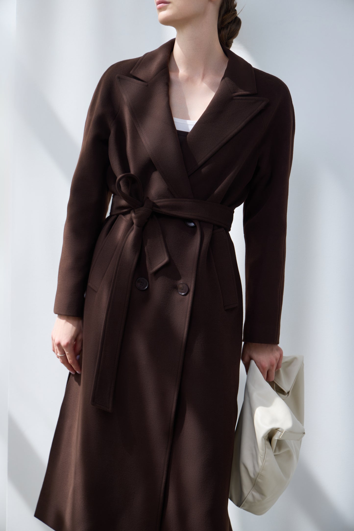 coat VESPERA with belt