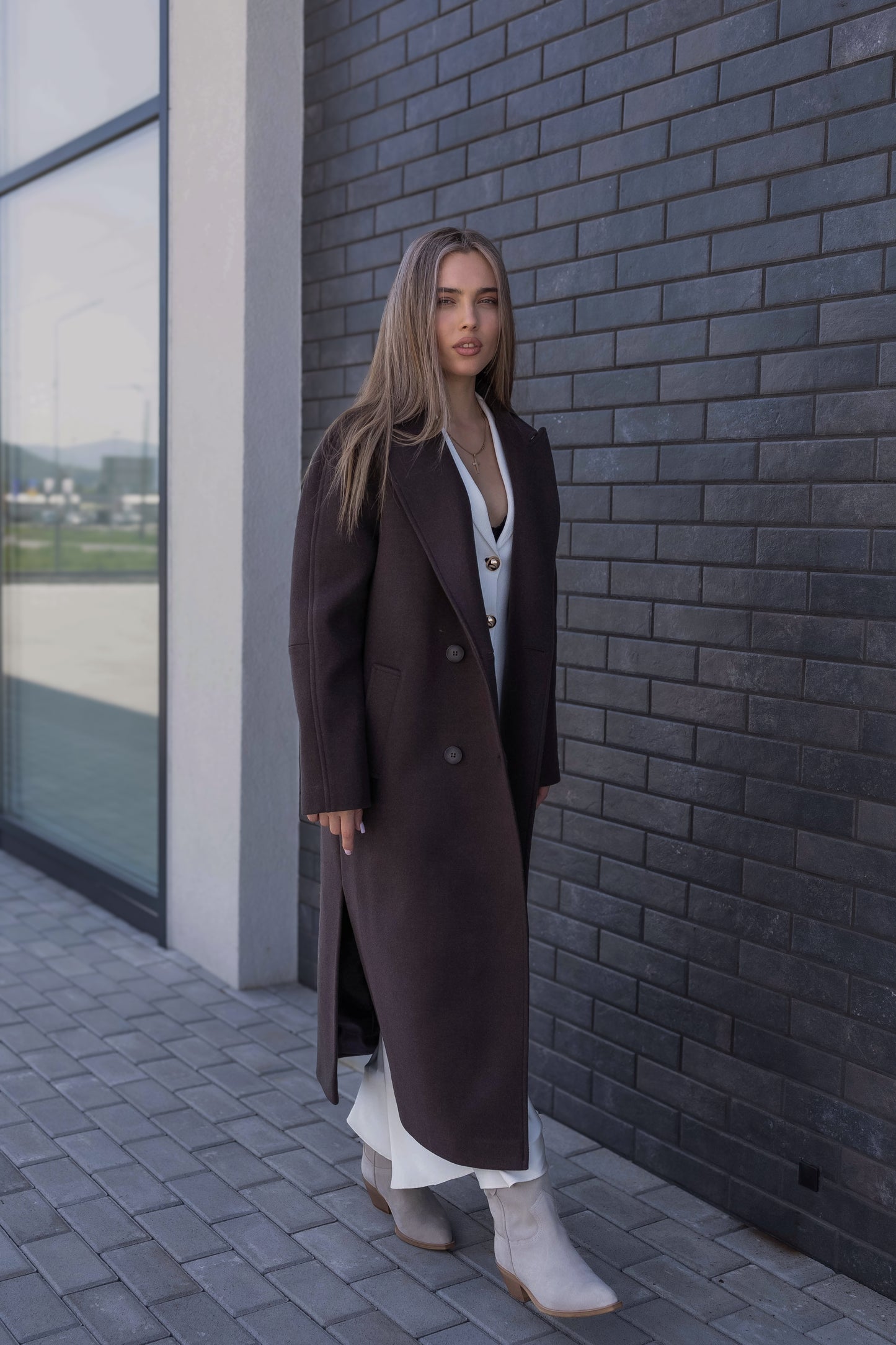 –Refined Wool Overcoat