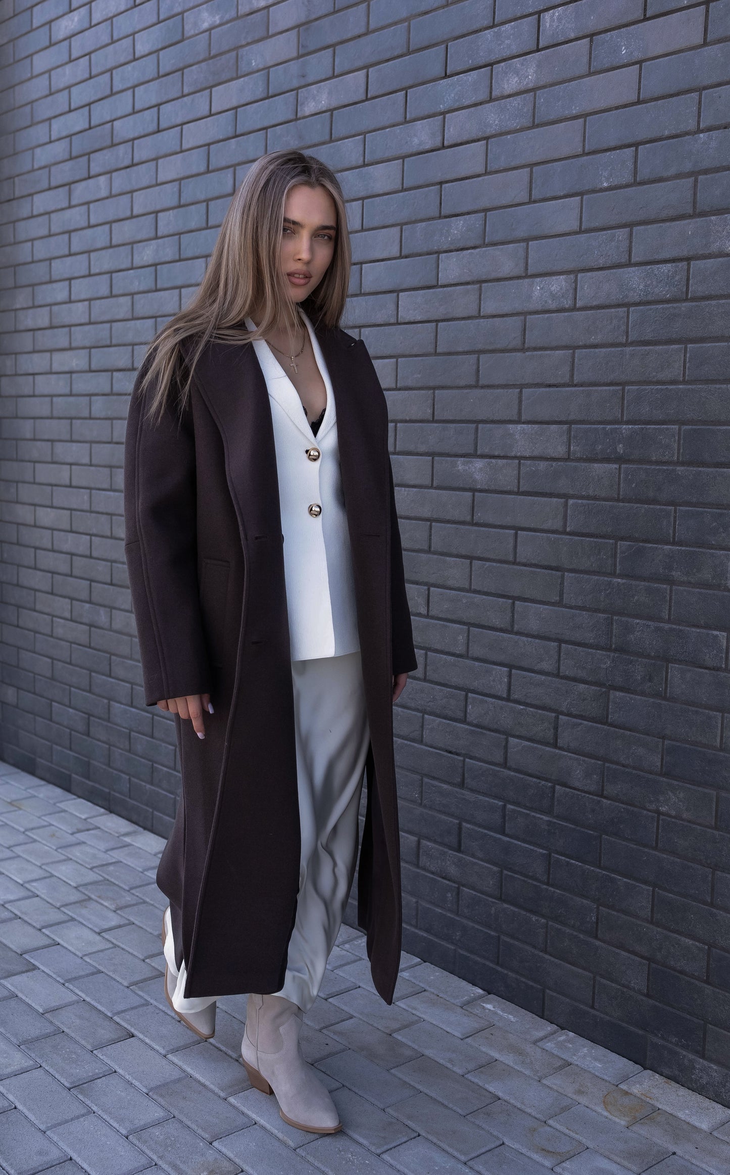 –Refined Wool Overcoat