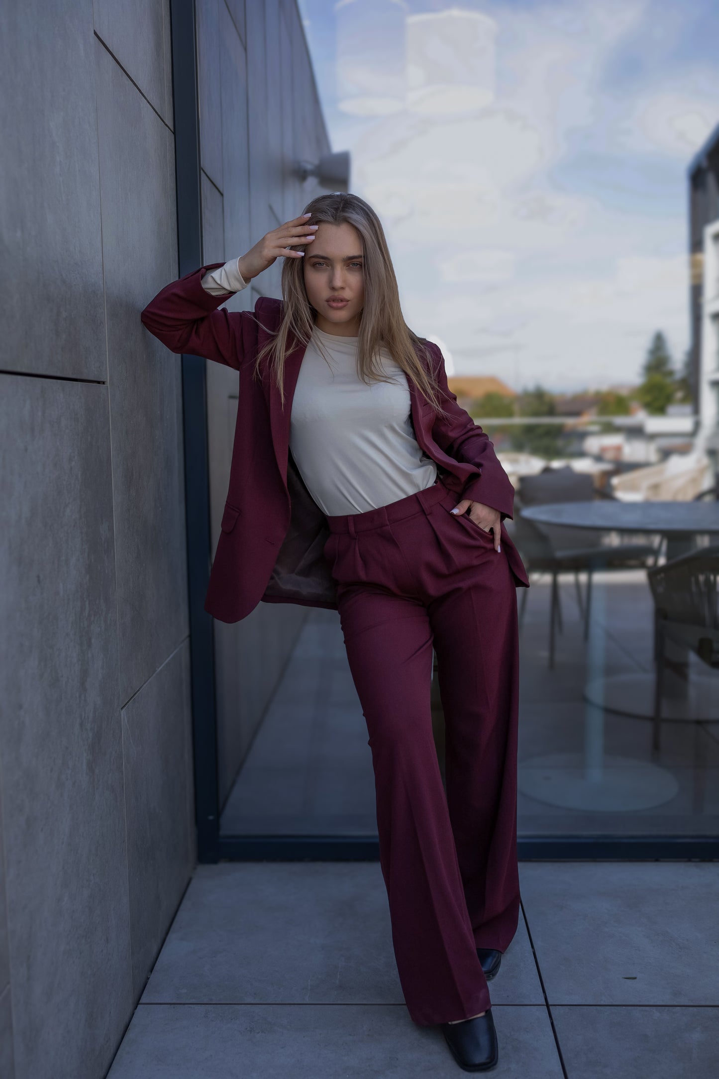 –Contoured Elegance Suit