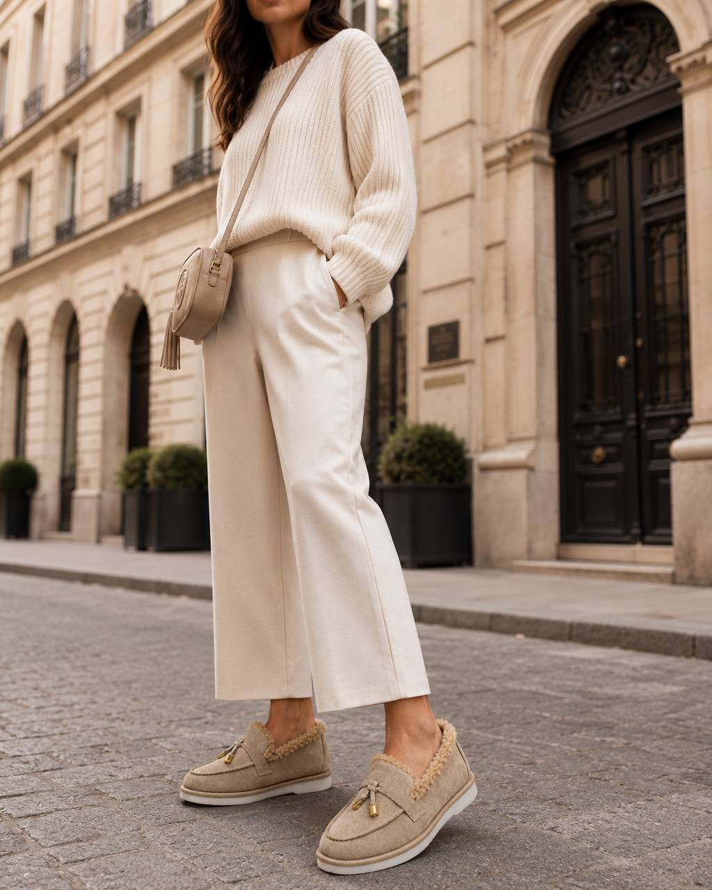 BAZHANA Leather Loafers