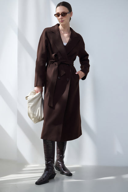 coat VESPERA with belt