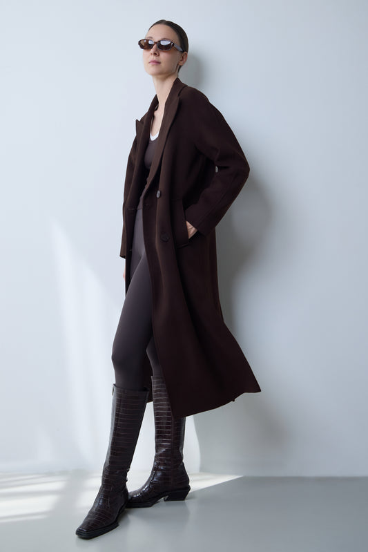 coat VESPERA with belt