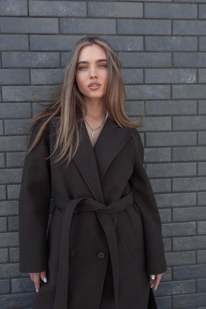 –Refined Wool Overcoat