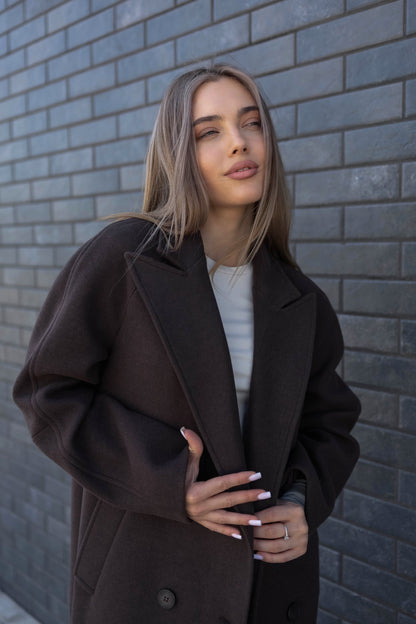 –Refined Wool Overcoat