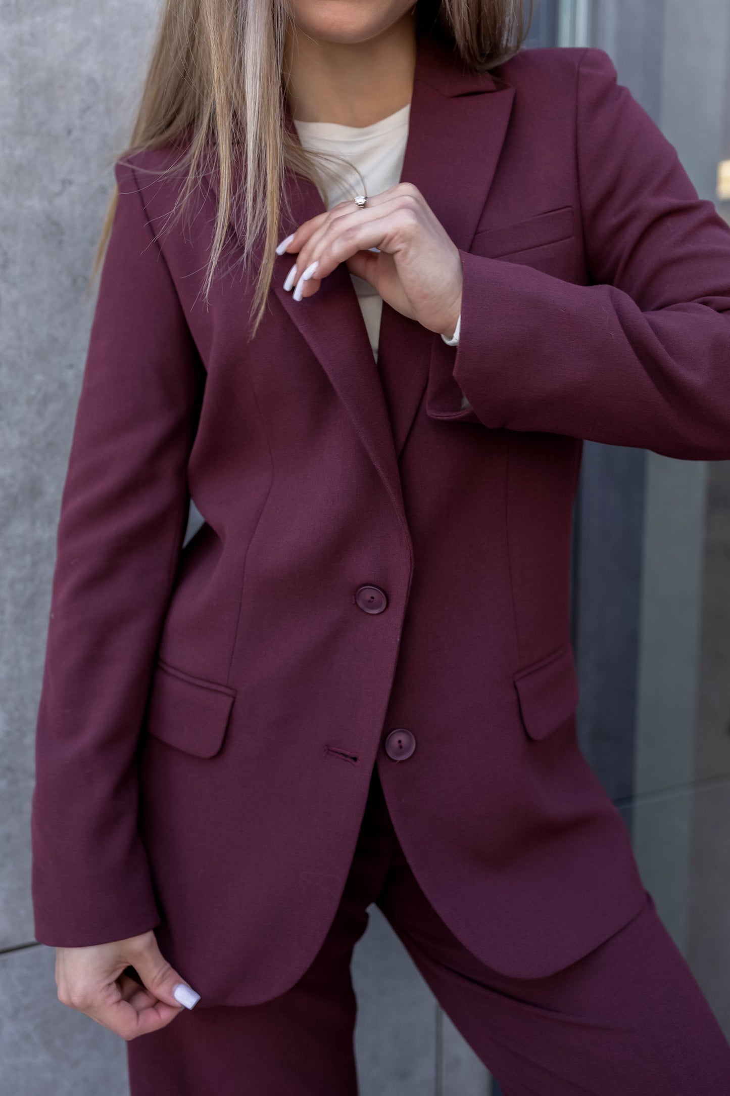 –Contoured Elegance Suit