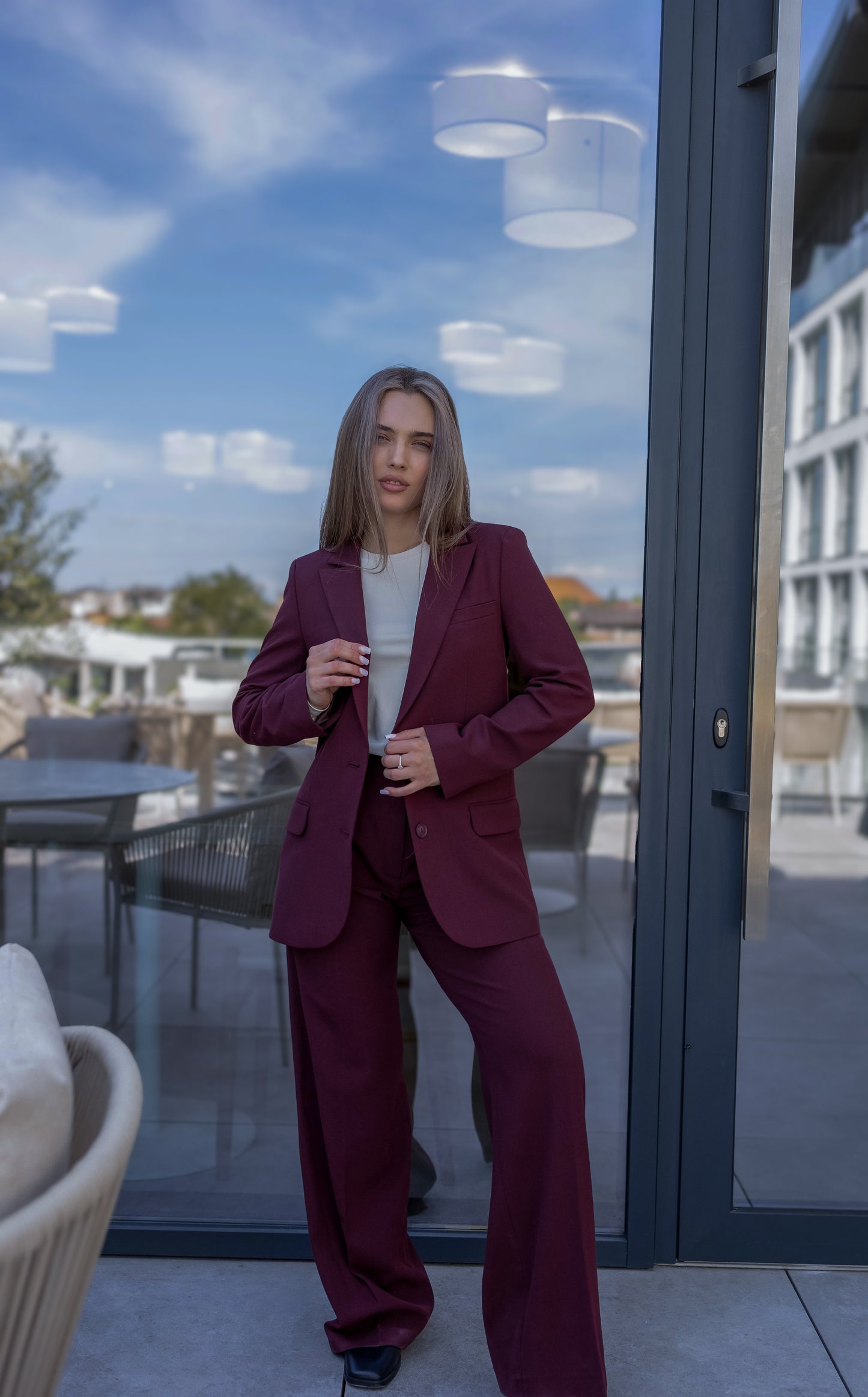 –Contoured Elegance Suit