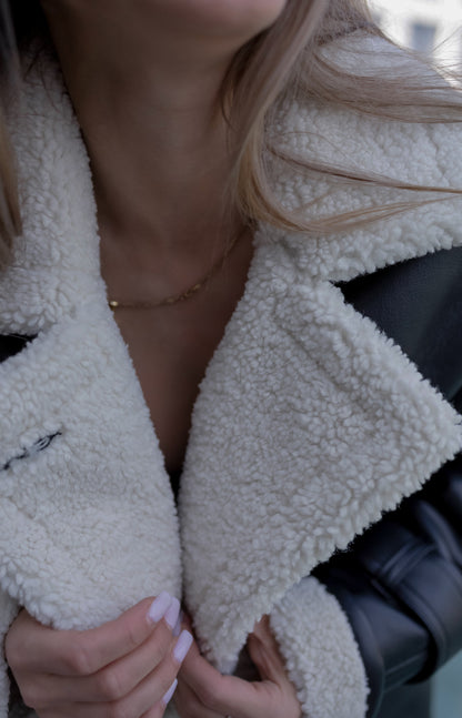 –Eco Shearling Jacket