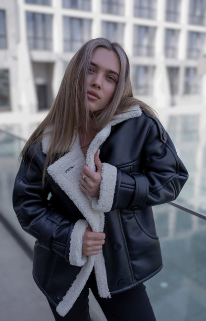 –Eco Shearling Jacket